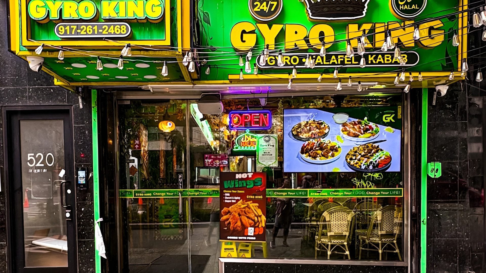 Find Gyro King on 9th Avenue