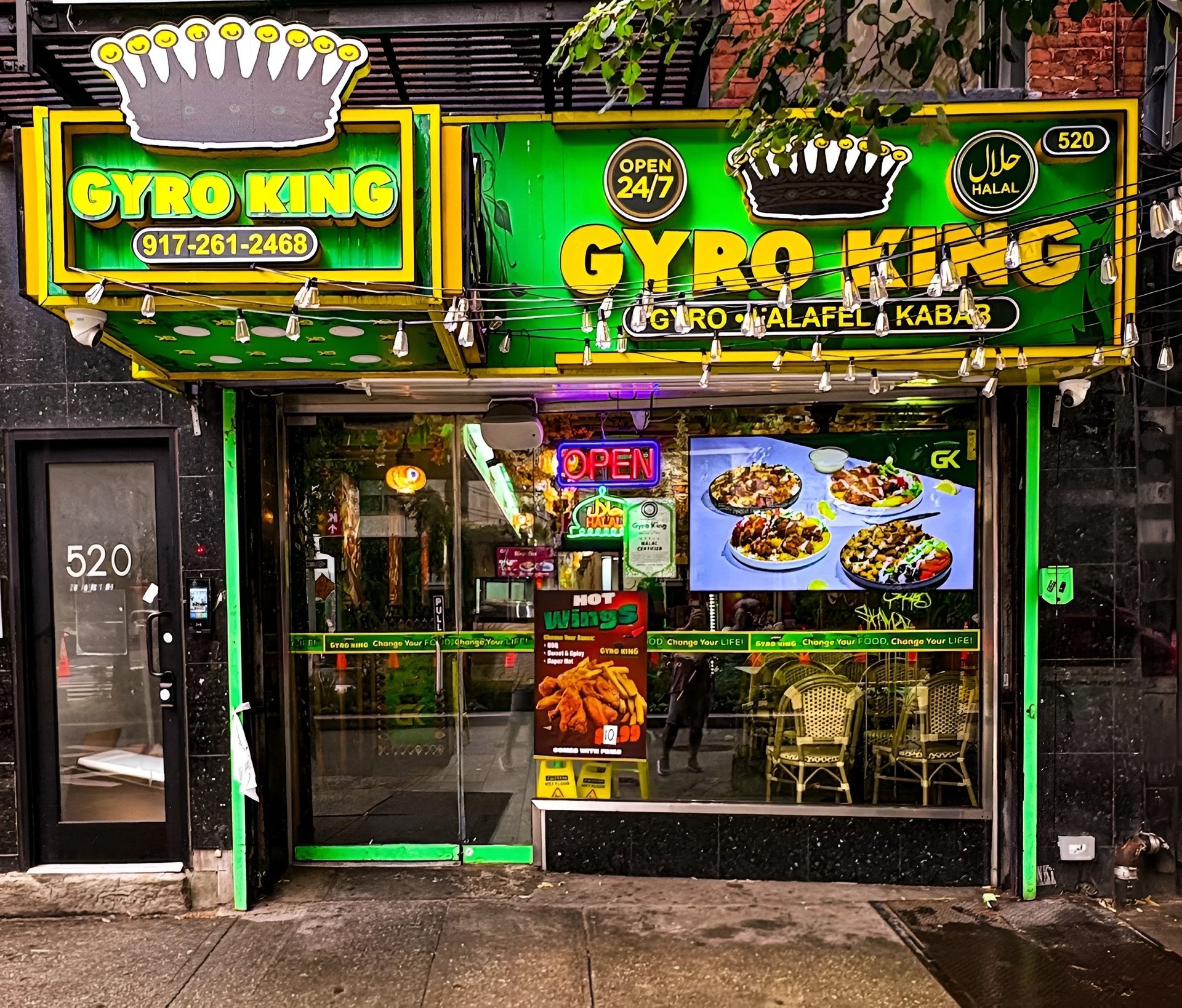 Find Gyro King on 9th Avenue