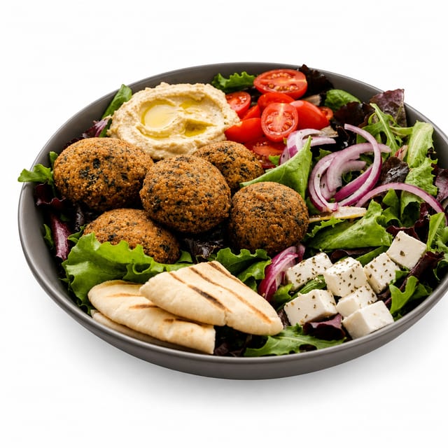 Falafel with Salad.
