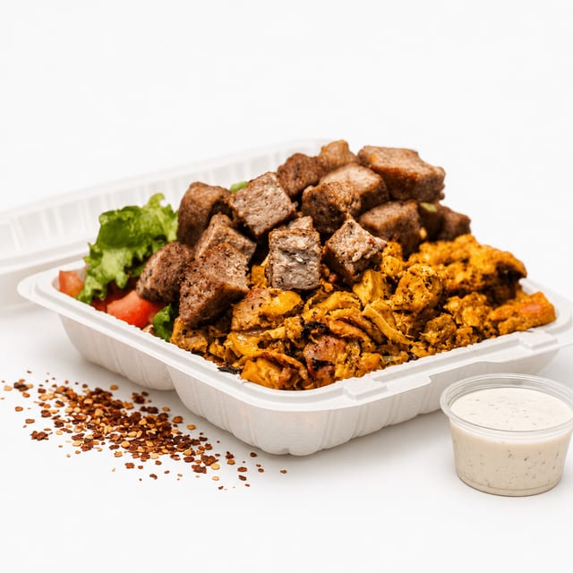 Mix Gyro over Rice.