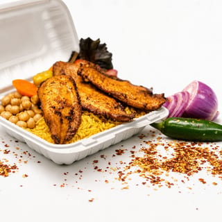 Tilapia Fish with Rice