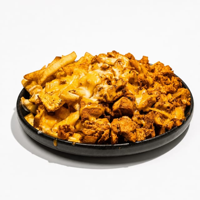 Chicken Gyro with Fries & Cheese.