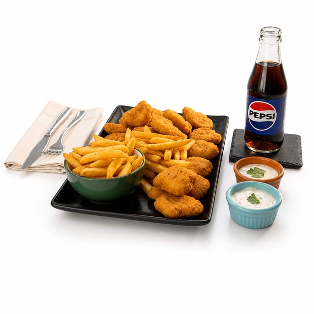 Kids Chicken Nugget Combo.