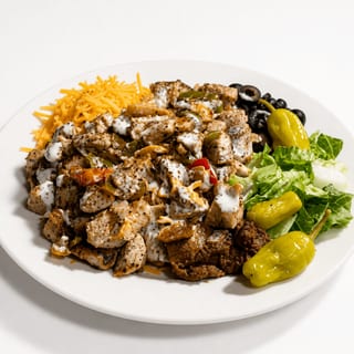 Lamb Gyro with Salad Platter