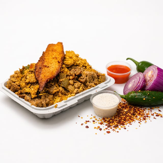 Mix Gyro with Tilapia Fish.