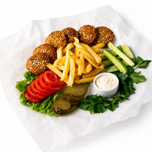 Falafel with Fries.