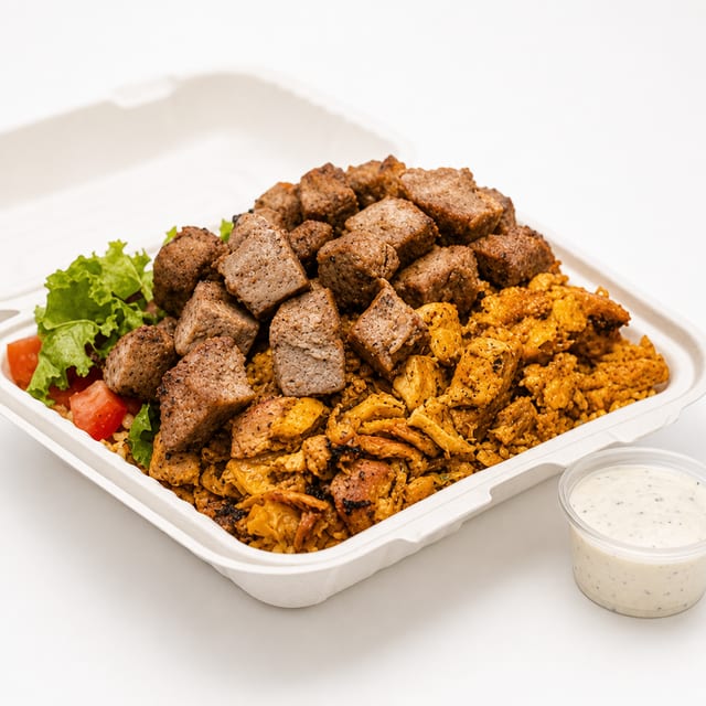Mix Gyro over Rice.