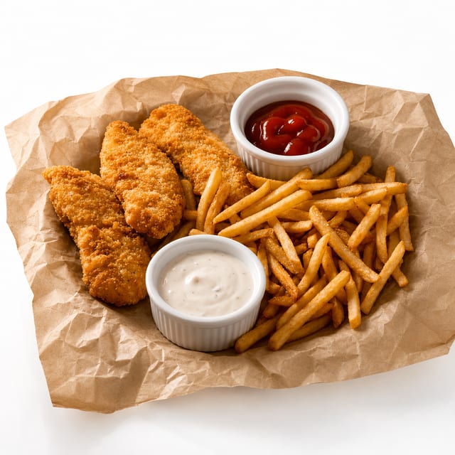 Tilapia Fish with Fries.