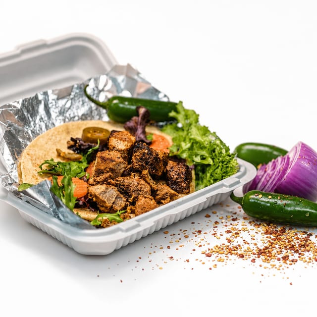 Lamb Tikka on Pita.