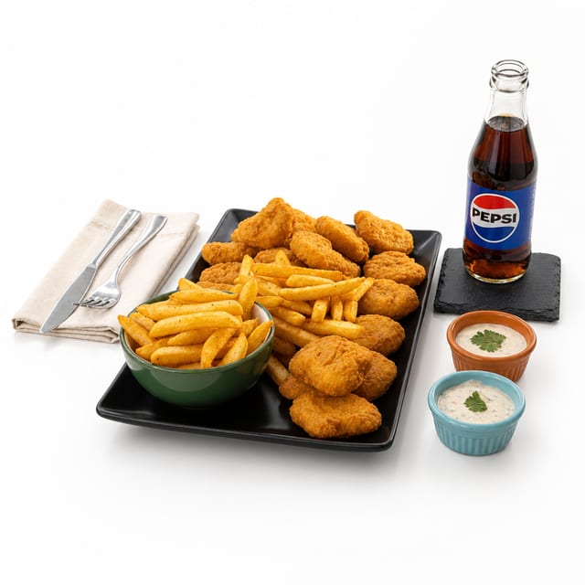 Kids Chicken Nugget Combo.