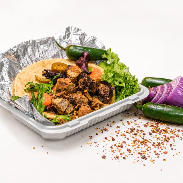 Lamb Tikka on Pita.