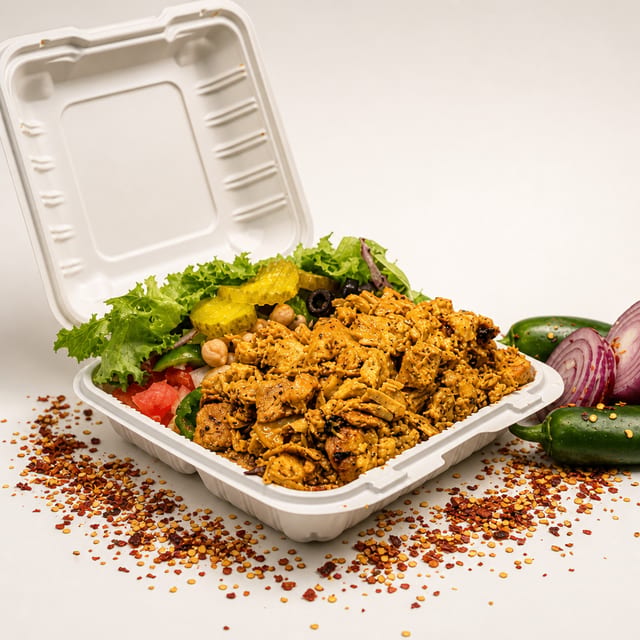 Kids Chicken or Lamb over Rice.