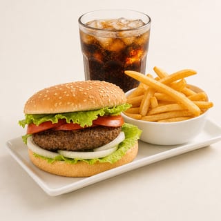 Beef Burger Combo