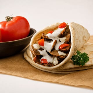 Lamb Gyro on Pita
