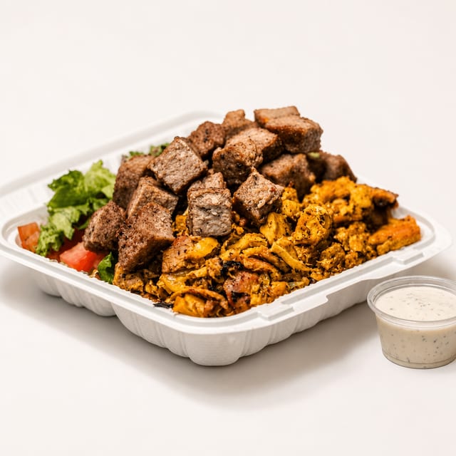 Mix Gyro over Rice.