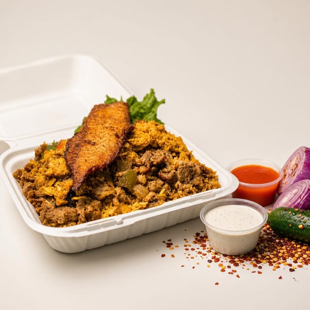 Mix Gyro with Tilapia Fish.