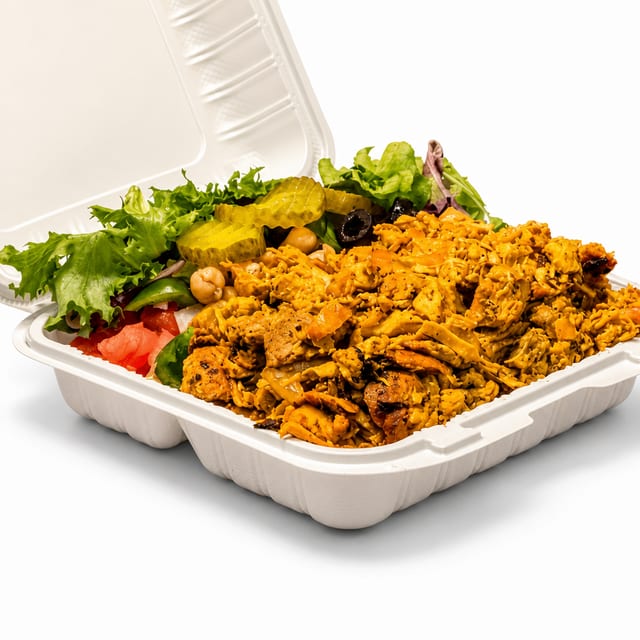 Chicken Gyro over Rice.