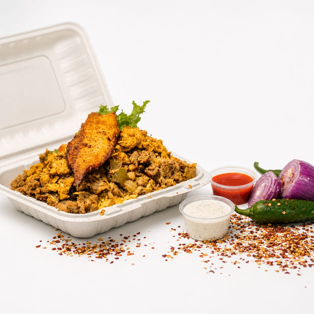 Mix Gyro with Tilapia Fish.