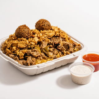 Mix Gyro with Falafel