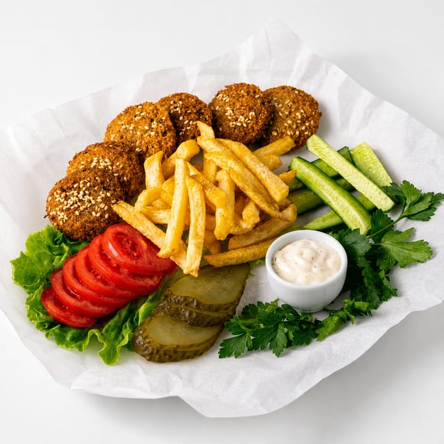 Falafel with Fries.