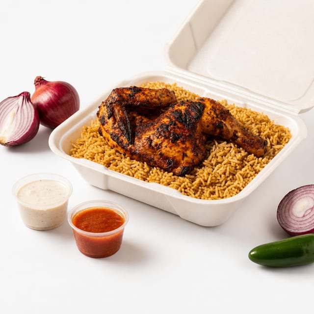 Chicken Gyro with Chicken Tikka.