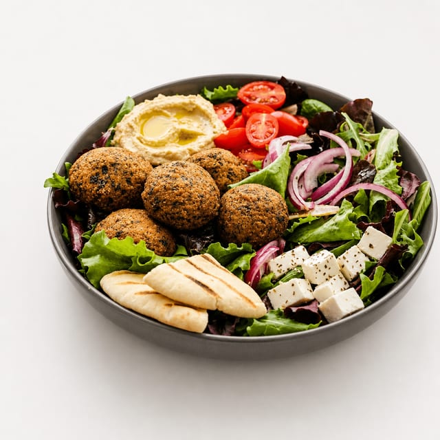Falafel with Salad.
