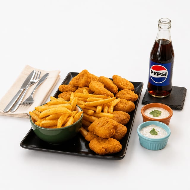Kids Chicken Nugget Combo.