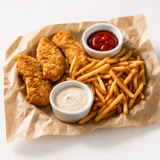 Tilapia Fish with Fries