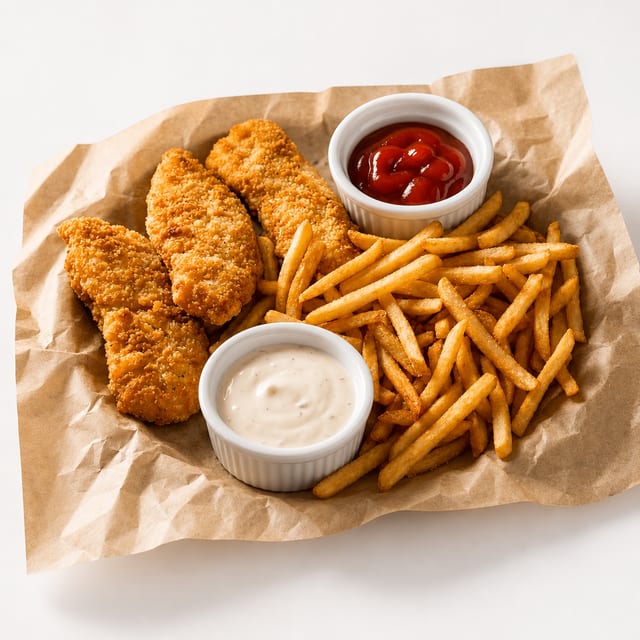 Tilapia Fish with Fries.