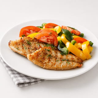 Tilapia Fish with Salad
