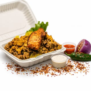 Chicken Gyro with Tilapia Fish