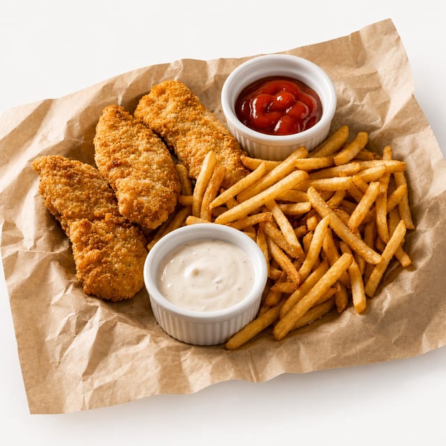 Tilapia Fish with Fries.