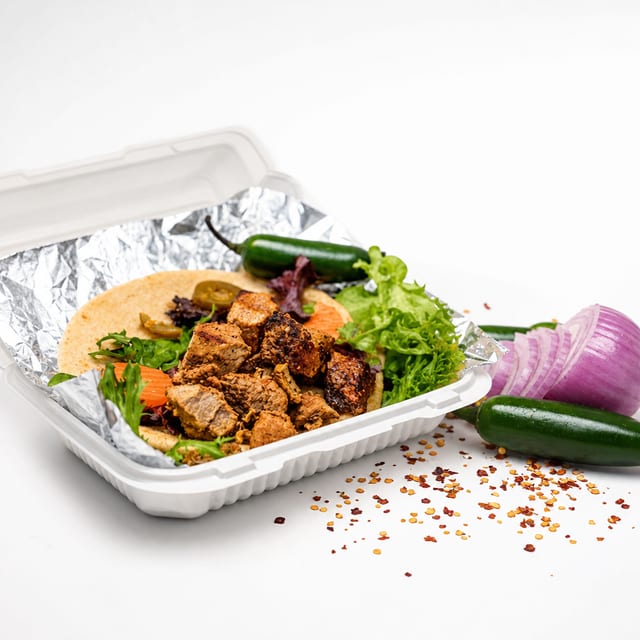 Lamb Tikka on Pita.