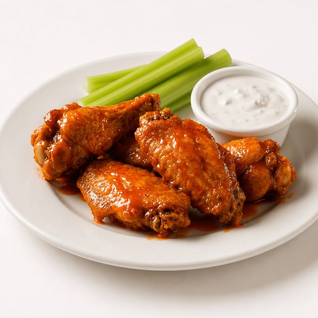 Hot Chicken Wings.