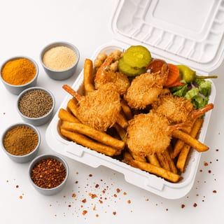 Jumbo Shrimp with Fries