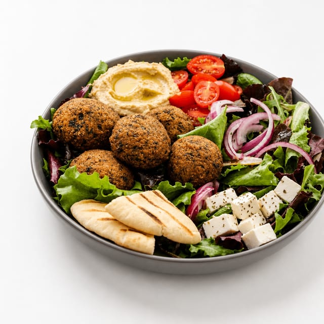 Falafel with Salad.