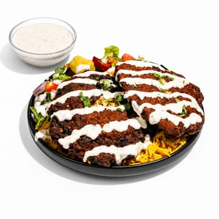 Chapli Kabab with Rice