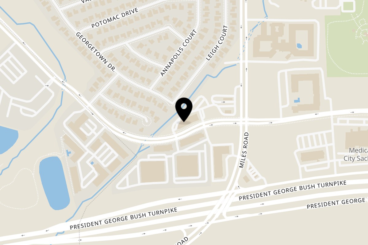 Map showing the location of Gyro King Sachse on 3115 Bunker Hill Rd Ste 105 in Sachse